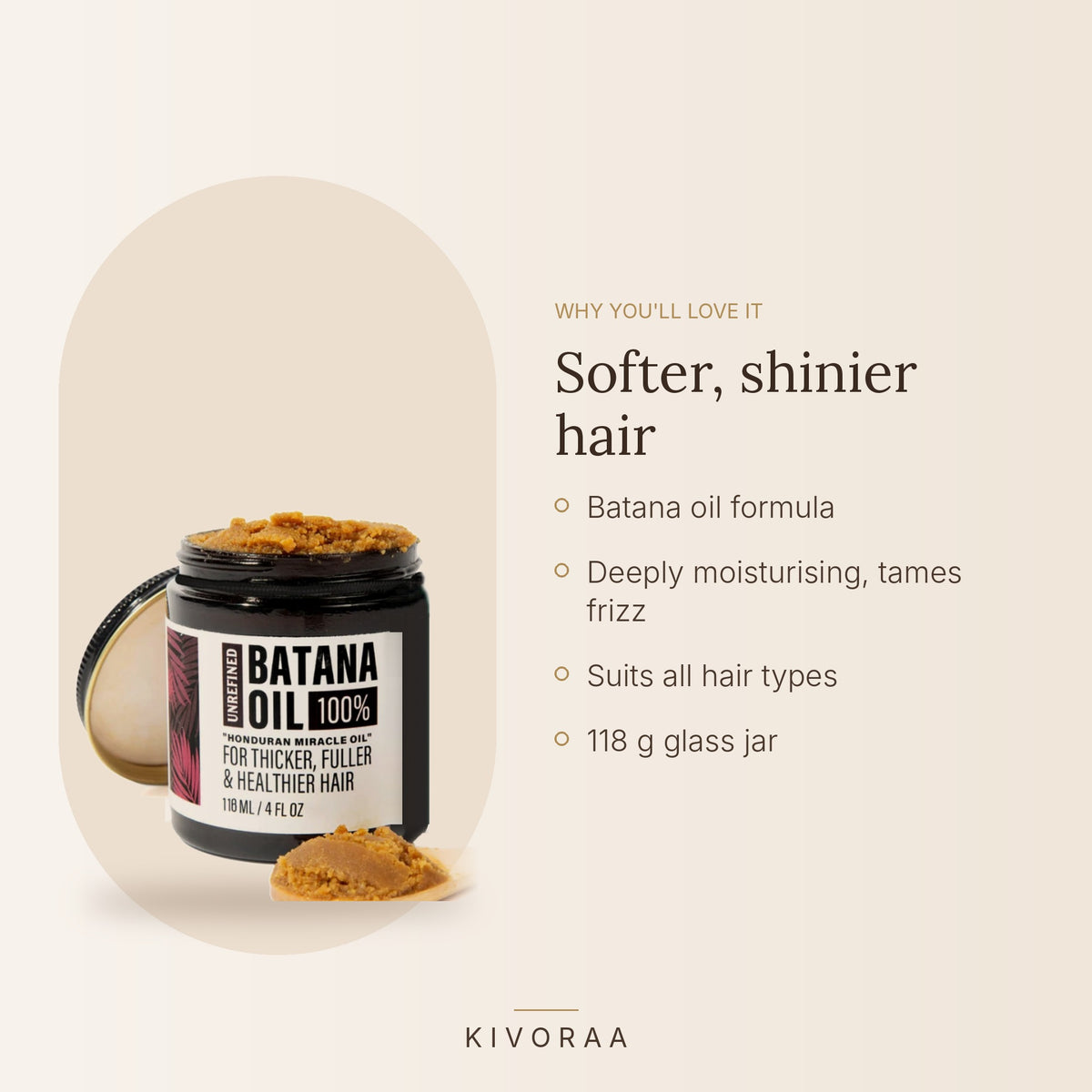 Batana oil hair mask features