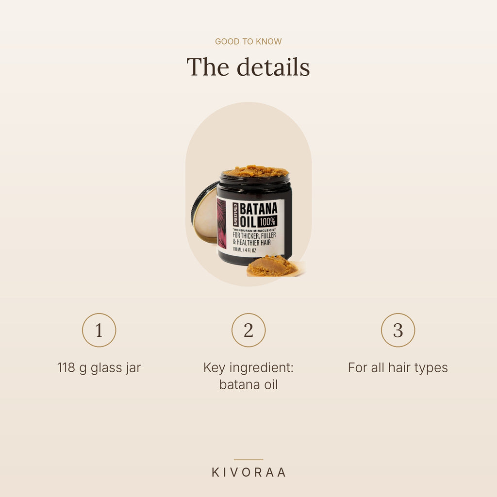 Batana hair mask details