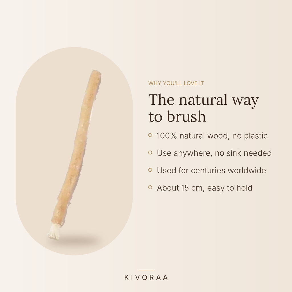 Natural miswak features