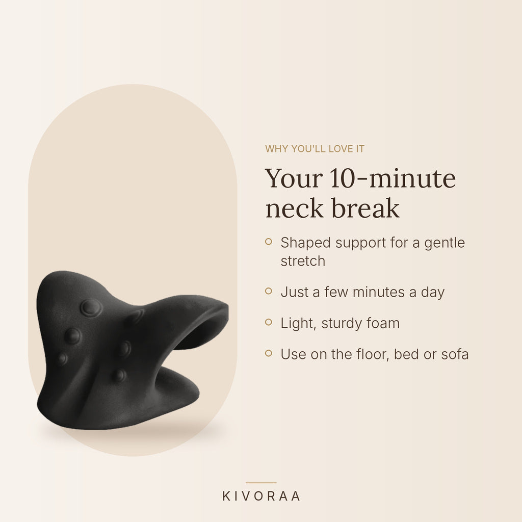 Neck stretcher features