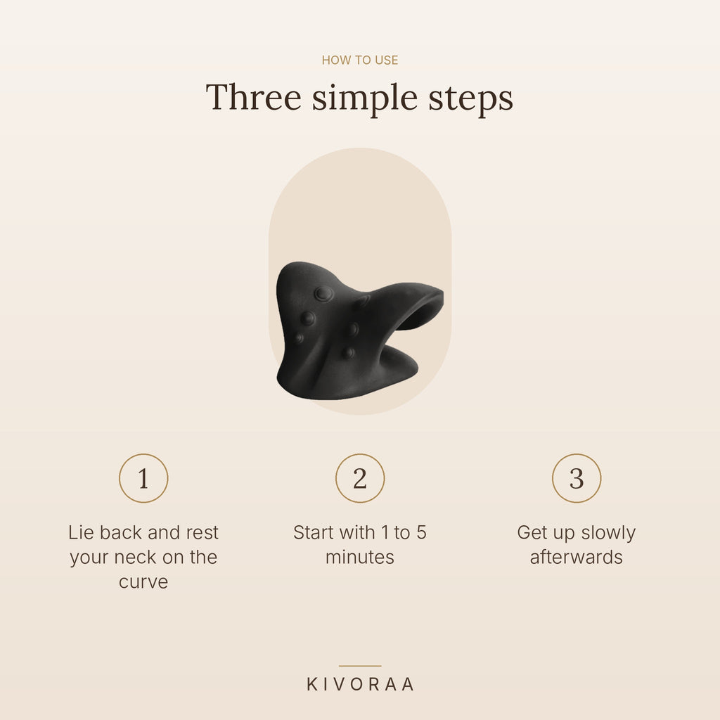 How to use the neck stretcher