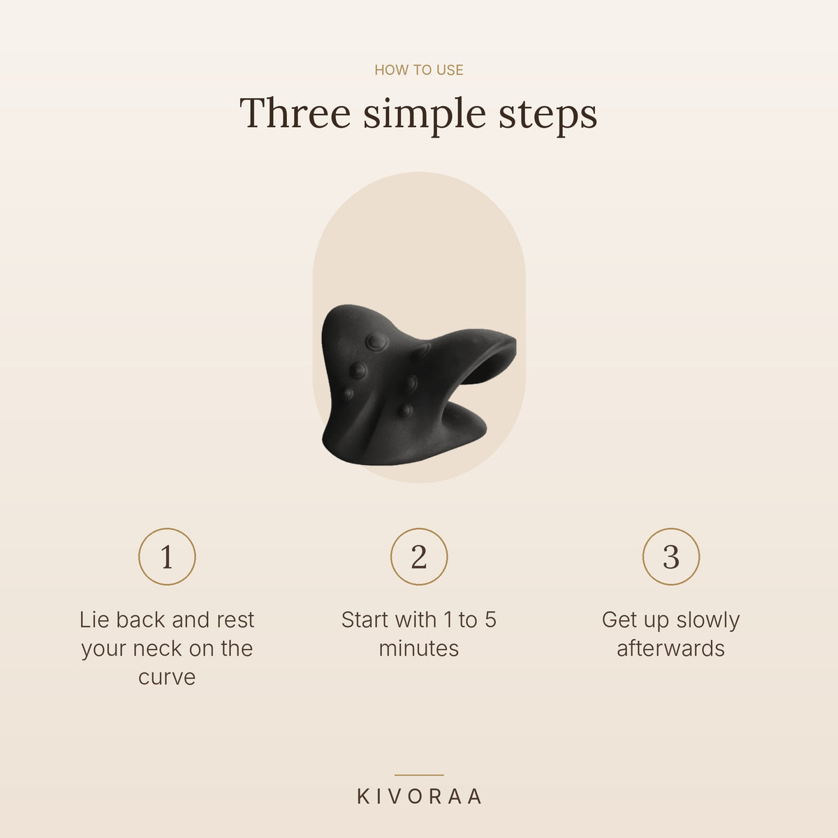 How to use the neck stretcher