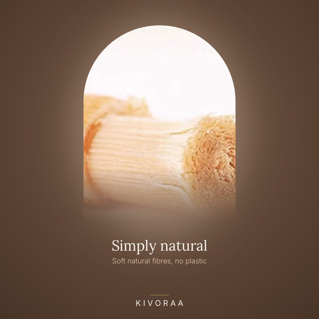 Miswak natural fibres close-up