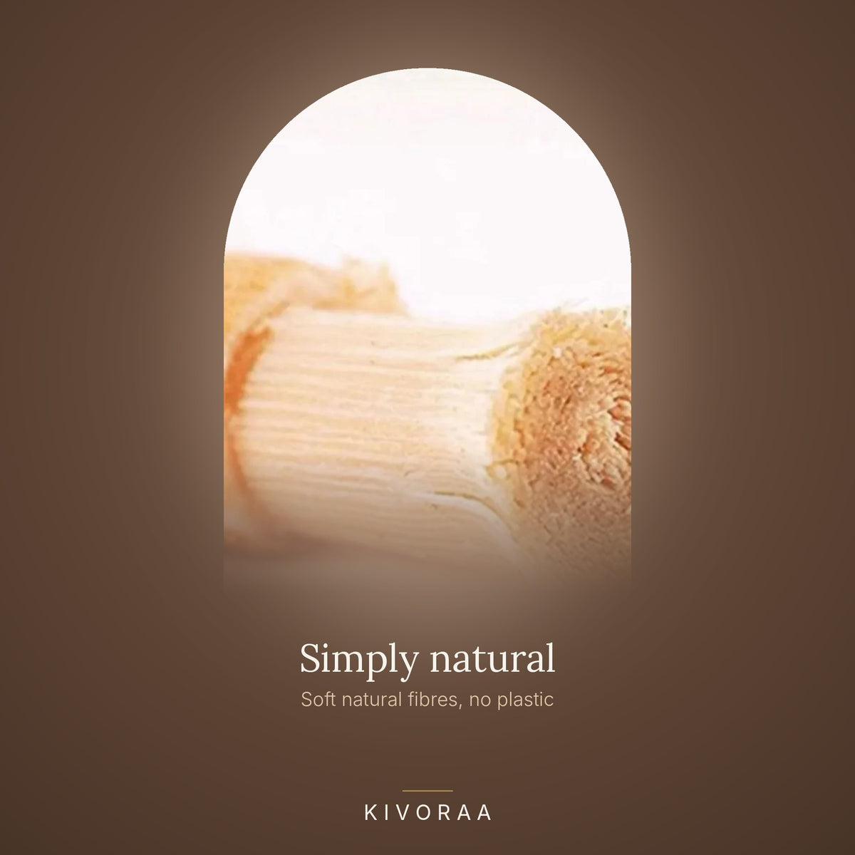Miswak natural fibres close-up