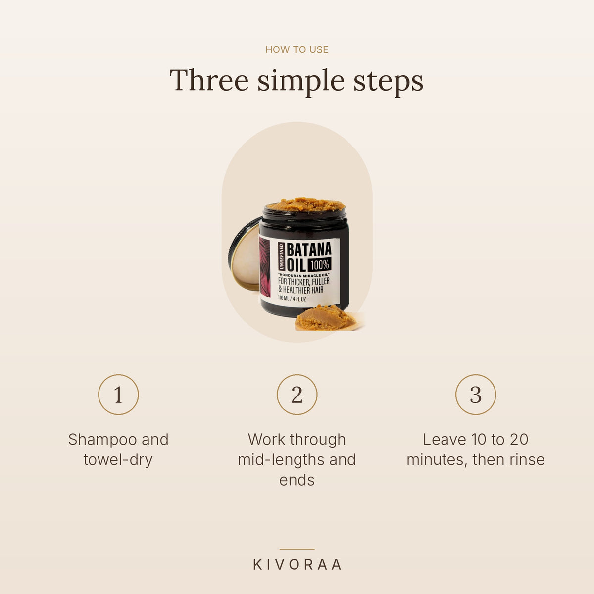How to use the batana hair mask